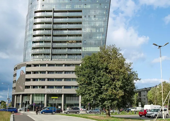 דירה Modern With Swimming Pool In Hanza Tower By Renters שצ'צ'ין